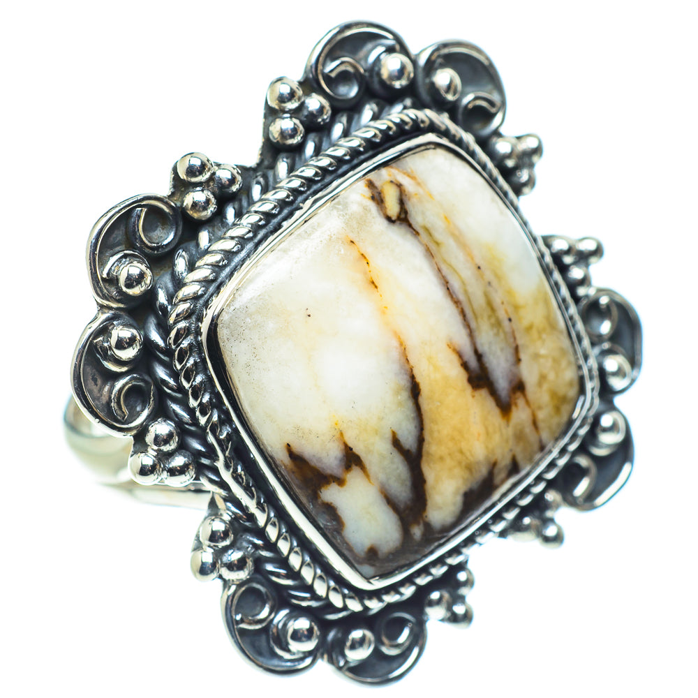 Peanut Wood Jasper Rings handcrafted by Ana Silver Co - RING57959
