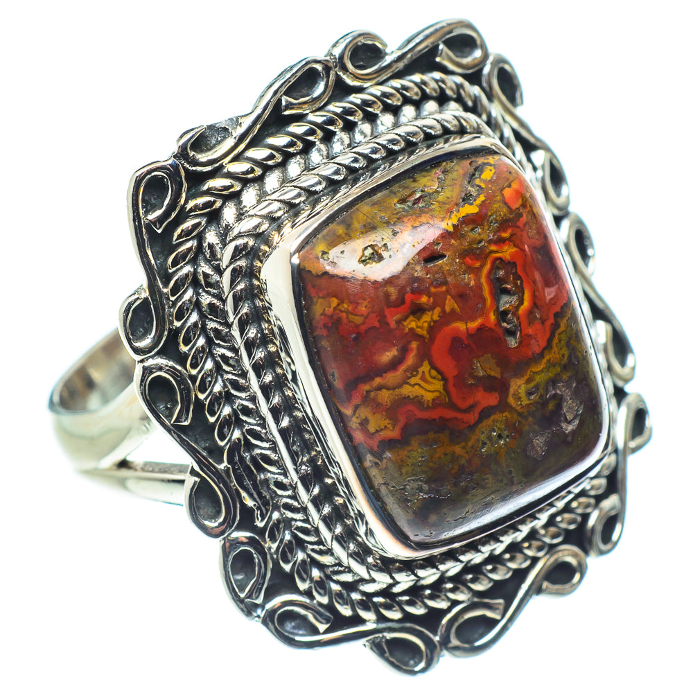 Moroccan Agate Rings handcrafted by Ana Silver Co - RING57964
