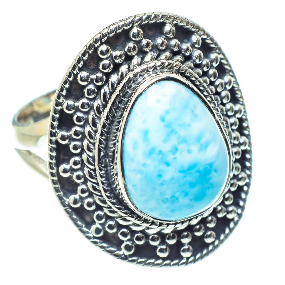 Larimar Rings handcrafted by Ana Silver Co - RING57971