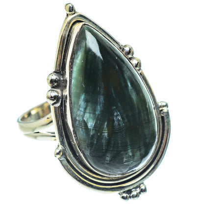Seraphinite Rings handcrafted by Ana Silver Co - RING57973
