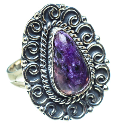 Charoite Rings handcrafted by Ana Silver Co - RING57978