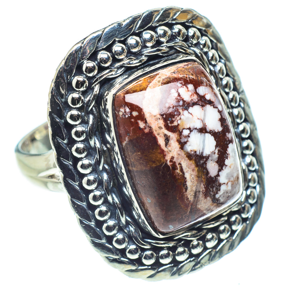 Red Jasper Rings handcrafted by Ana Silver Co - RING57997 - Photo 2