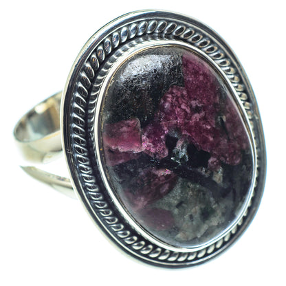 Russian Eudialyte Rings handcrafted by Ana Silver Co - RING58006