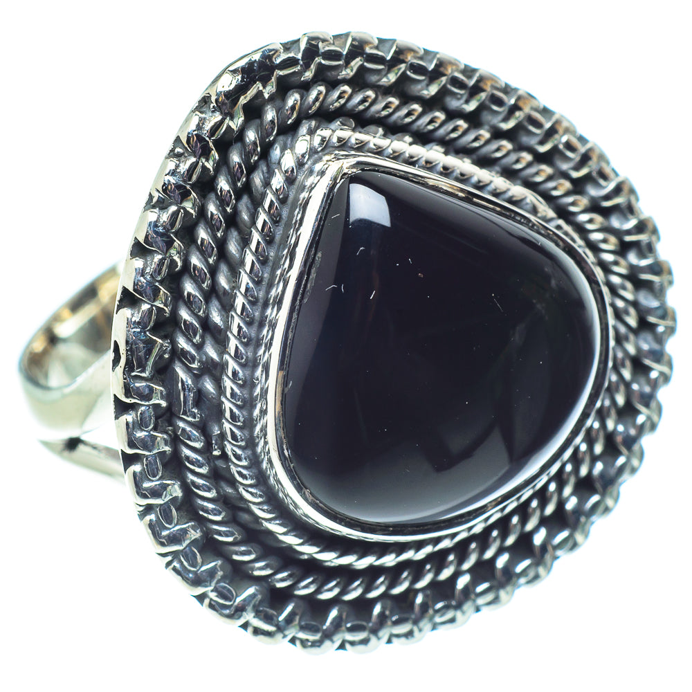 Black Onyx Rings handcrafted by Ana Silver Co - RING58033