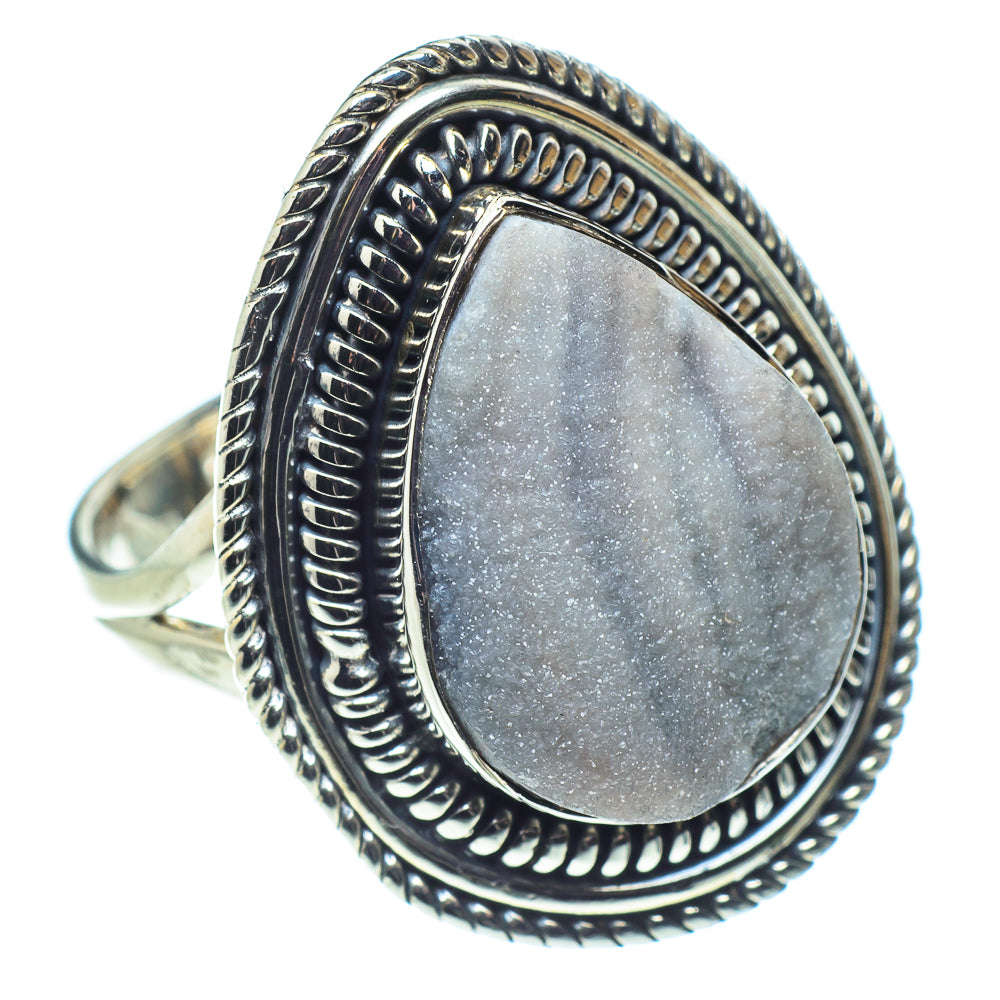 Desert Druzy Rings handcrafted by Ana Silver Co - RING58034