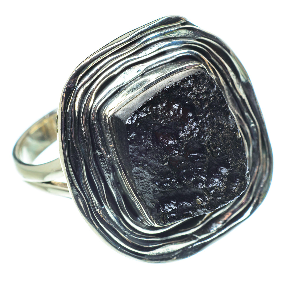 Tektite Rings handcrafted by Ana Silver Co - RING58036