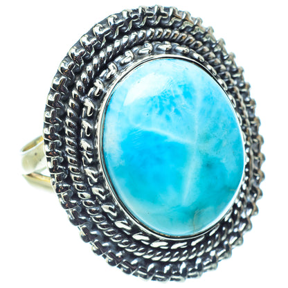 Larimar Rings handcrafted by Ana Silver Co - RING58050