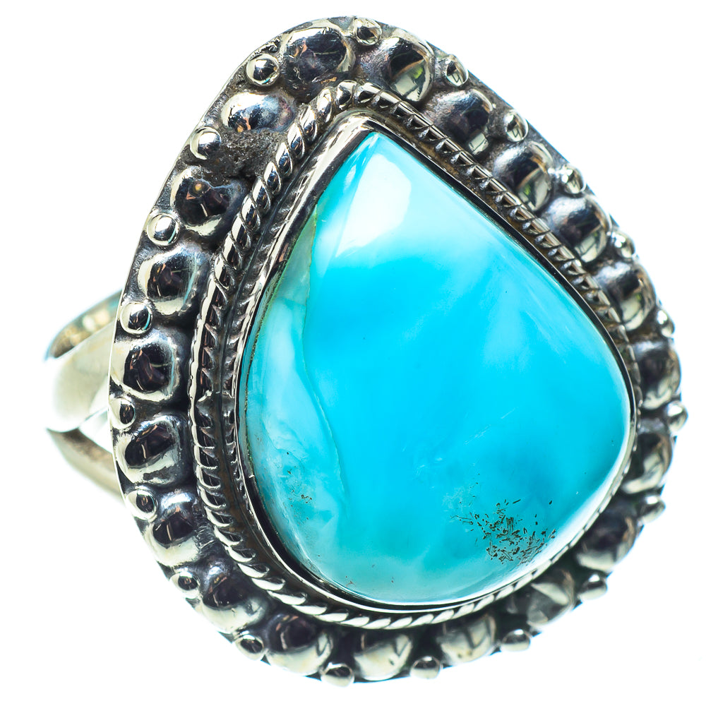 Larimar Rings handcrafted by Ana Silver Co - RING58061
