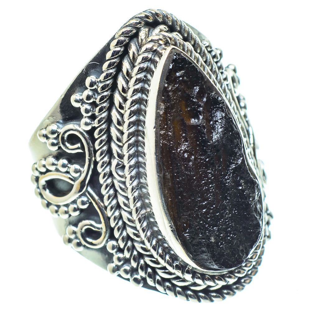 Tektite Rings handcrafted by Ana Silver Co - RING58070