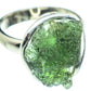 Czech Moldavite Rings handcrafted by Ana Silver Co - RING58087