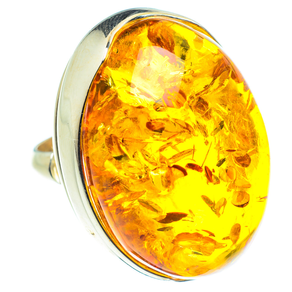 Baltic Amber Rings handcrafted by Ana Silver Co - RING58246