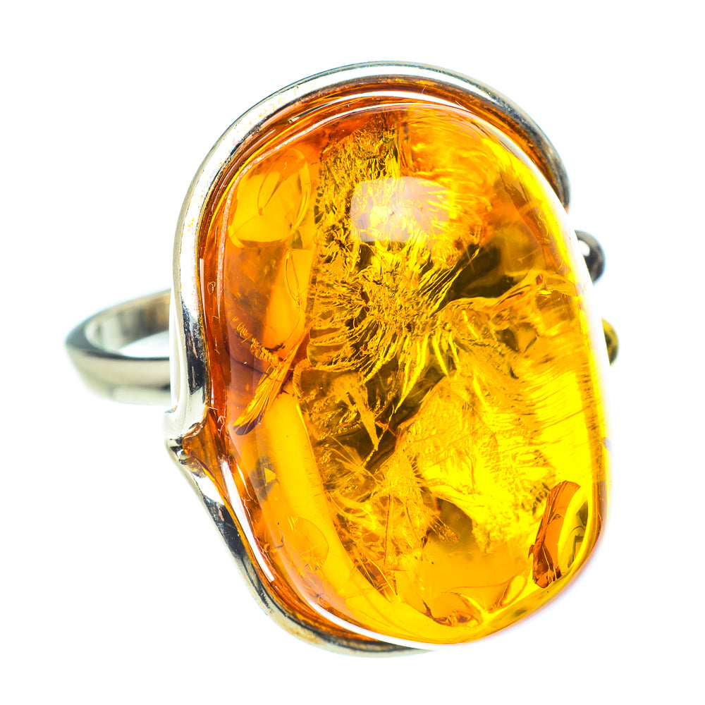 Baltic Amber Rings handcrafted by Ana Silver Co - RING58248