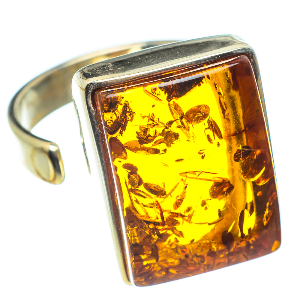 Baltic Amber Rings handcrafted by Ana Silver Co - RING58249