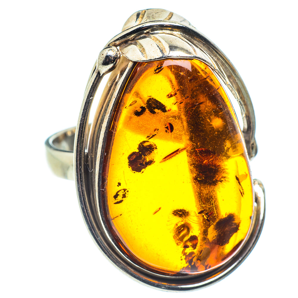 Baltic Amber Rings handcrafted by Ana Silver Co - RING58253