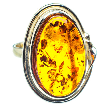 Baltic Amber Rings handcrafted by Ana Silver Co - RING58254