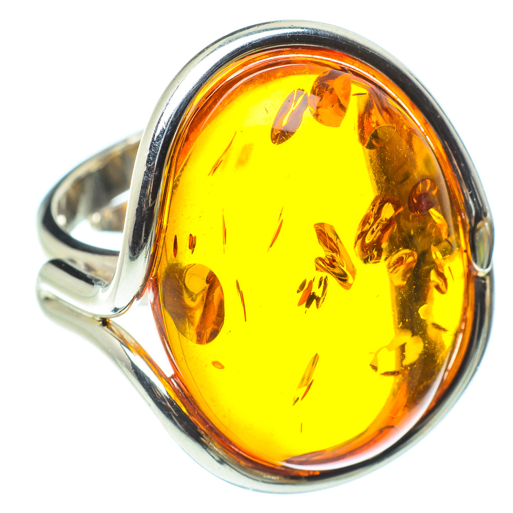 Baltic Amber Rings handcrafted by Ana Silver Co - RING58256