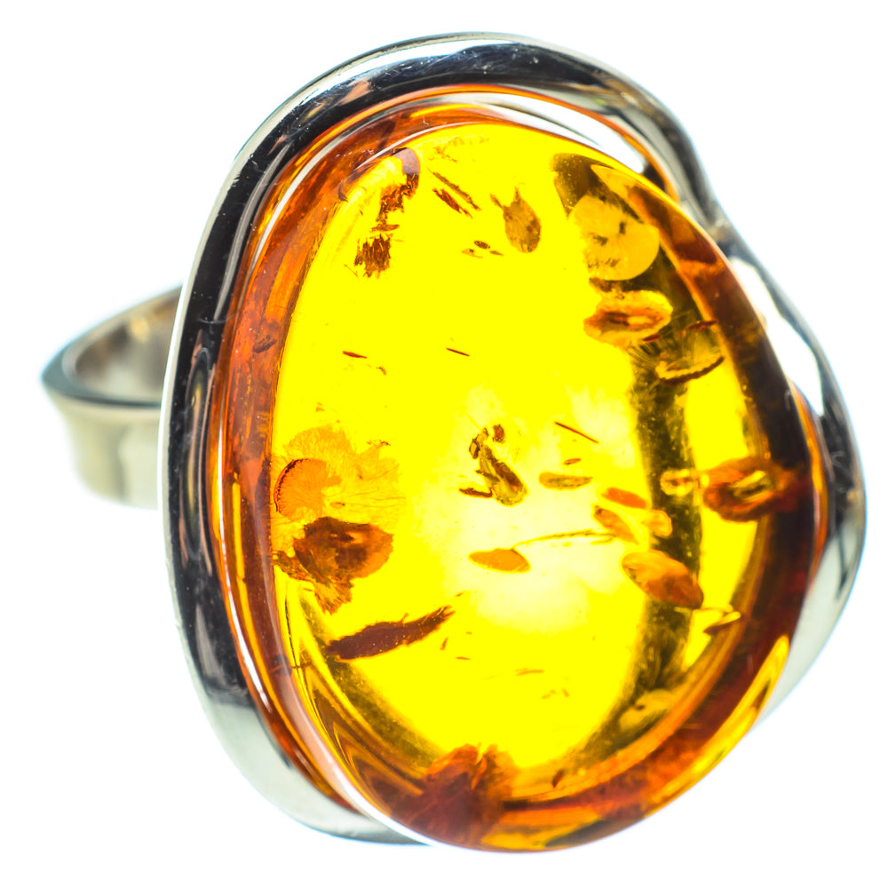 Baltic Amber Rings handcrafted by Ana Silver Co - RING58258