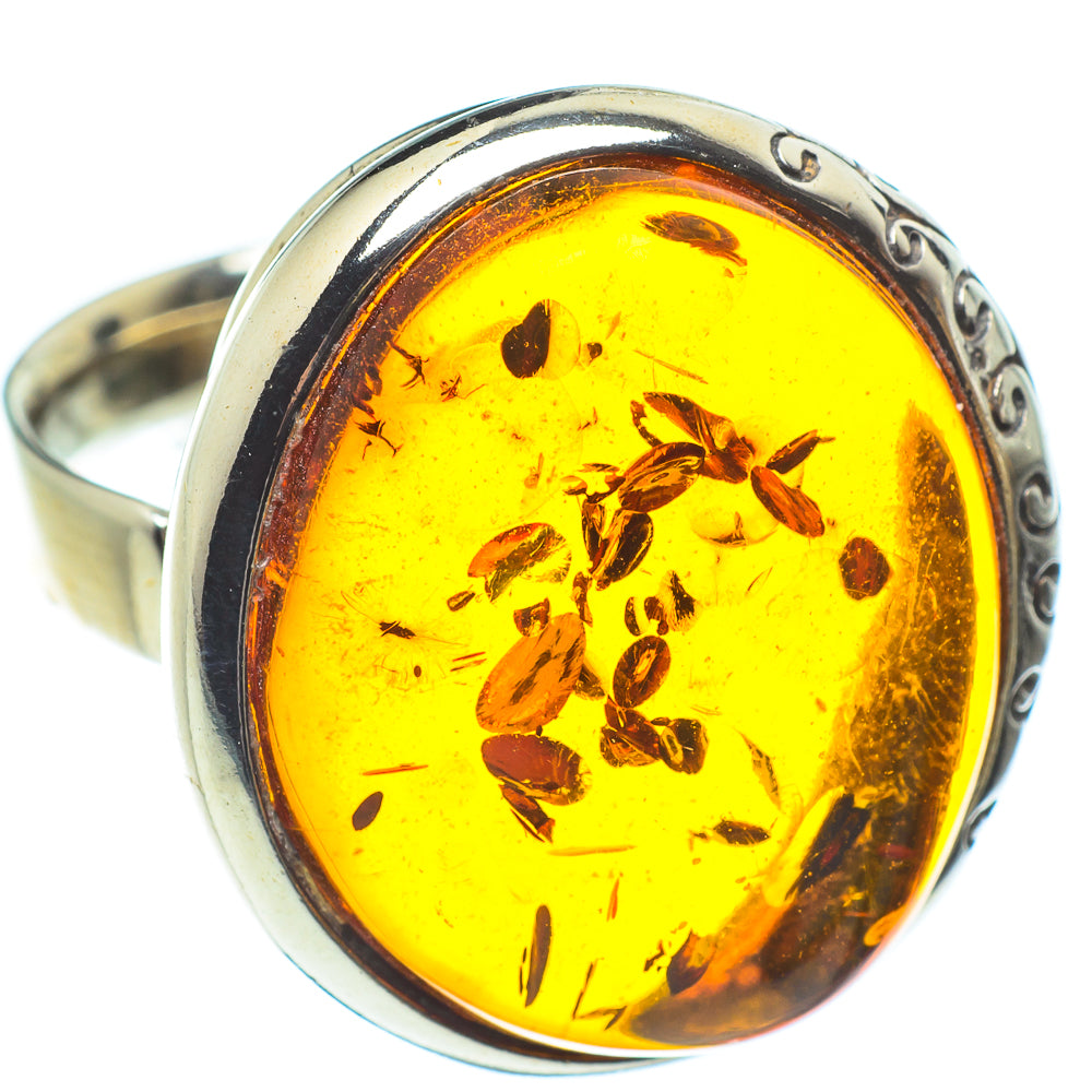 Baltic Amber Rings handcrafted by Ana Silver Co - RING58260
