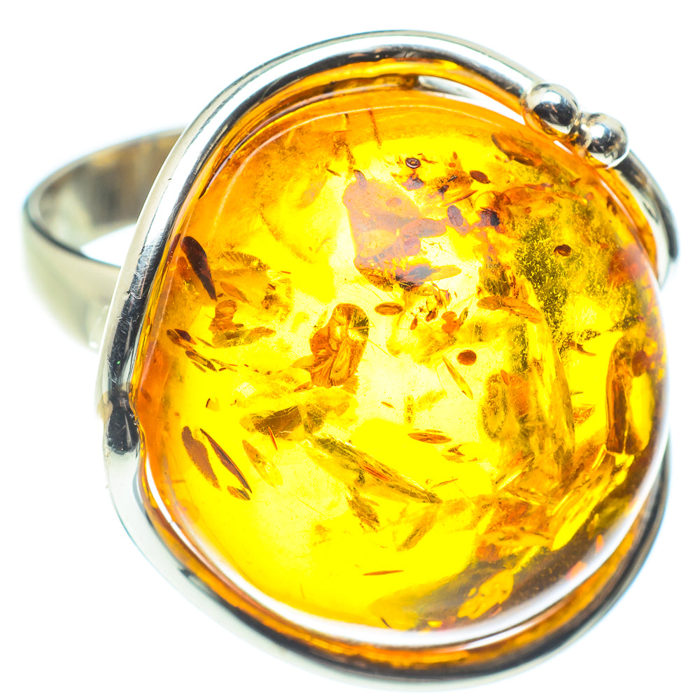 Baltic Amber Rings handcrafted by Ana Silver Co - RING58261