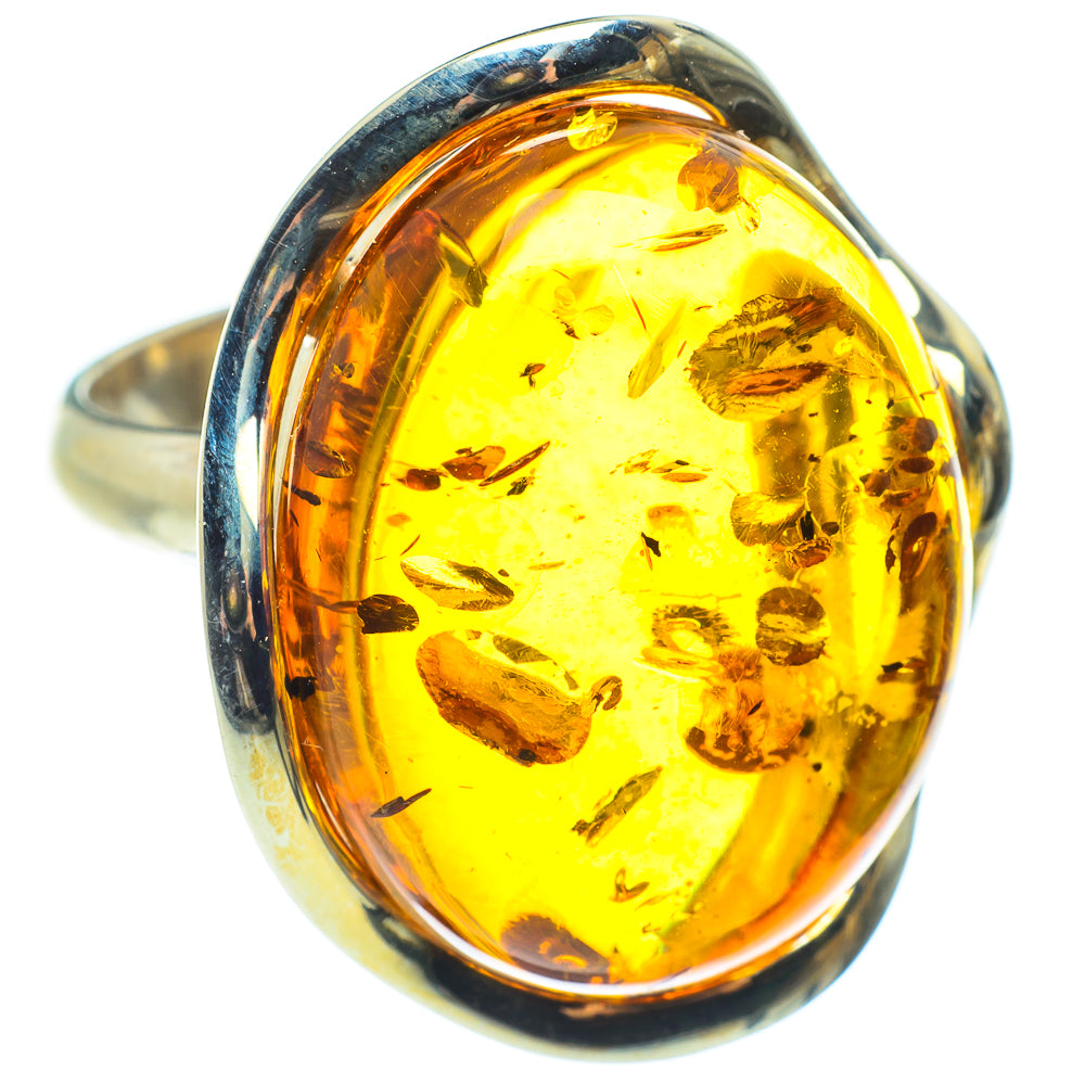 Baltic Amber Rings handcrafted by Ana Silver Co - RING58262