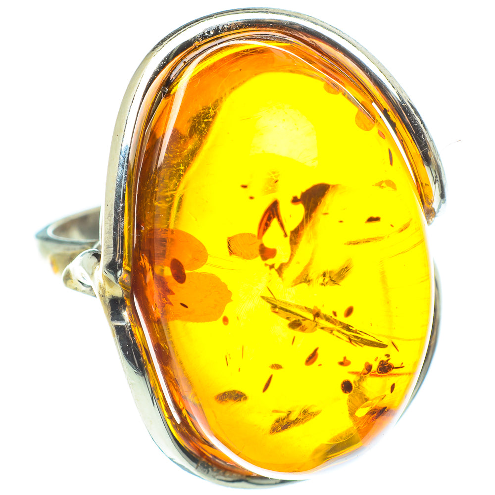 Baltic Amber Rings handcrafted by Ana Silver Co - RING58265