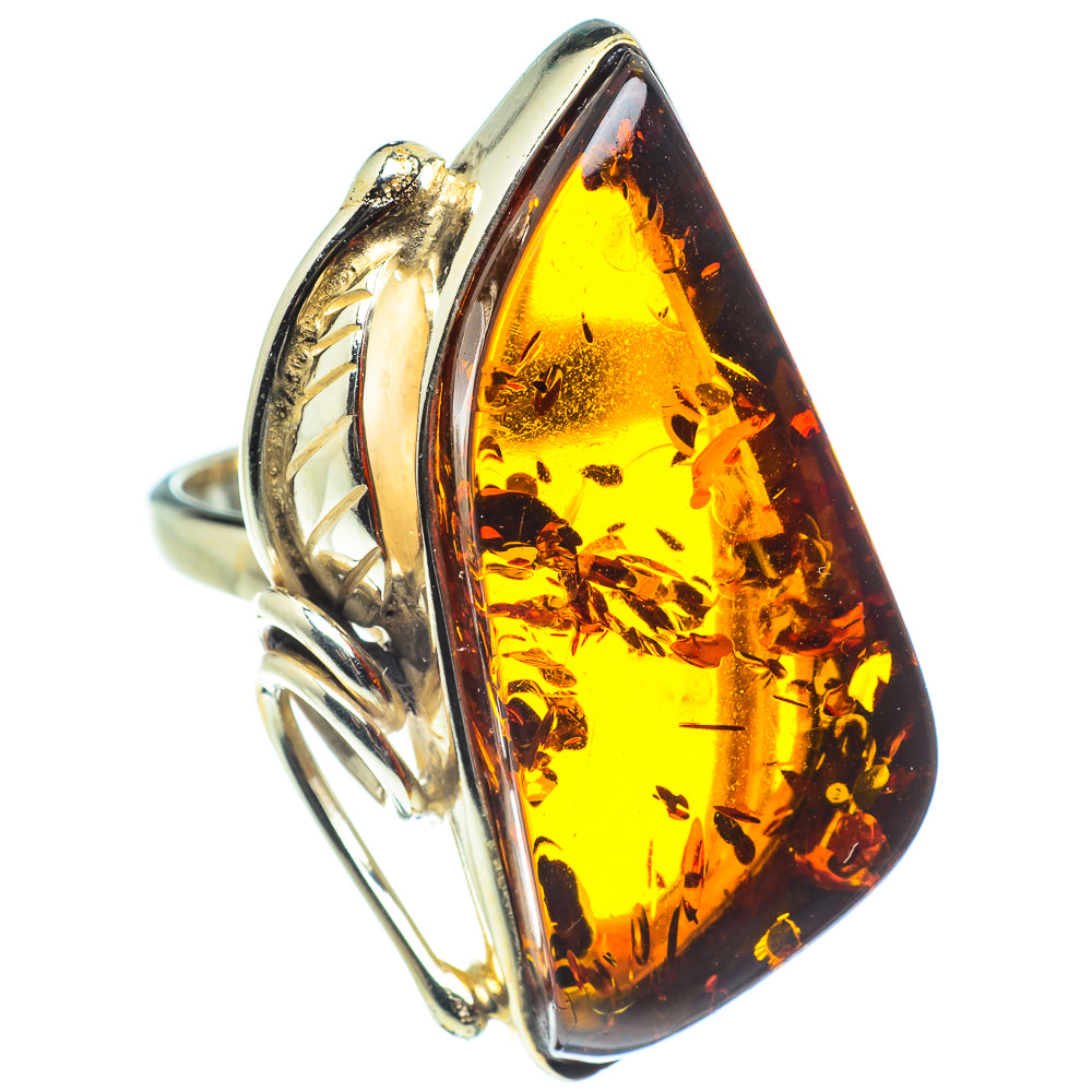 Baltic Amber Rings handcrafted by Ana Silver Co - RING58266