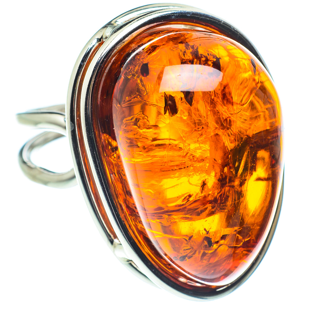 Baltic Amber Rings handcrafted by Ana Silver Co - RING58267