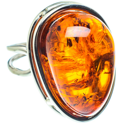 Baltic Amber Rings handcrafted by Ana Silver Co - RING58267