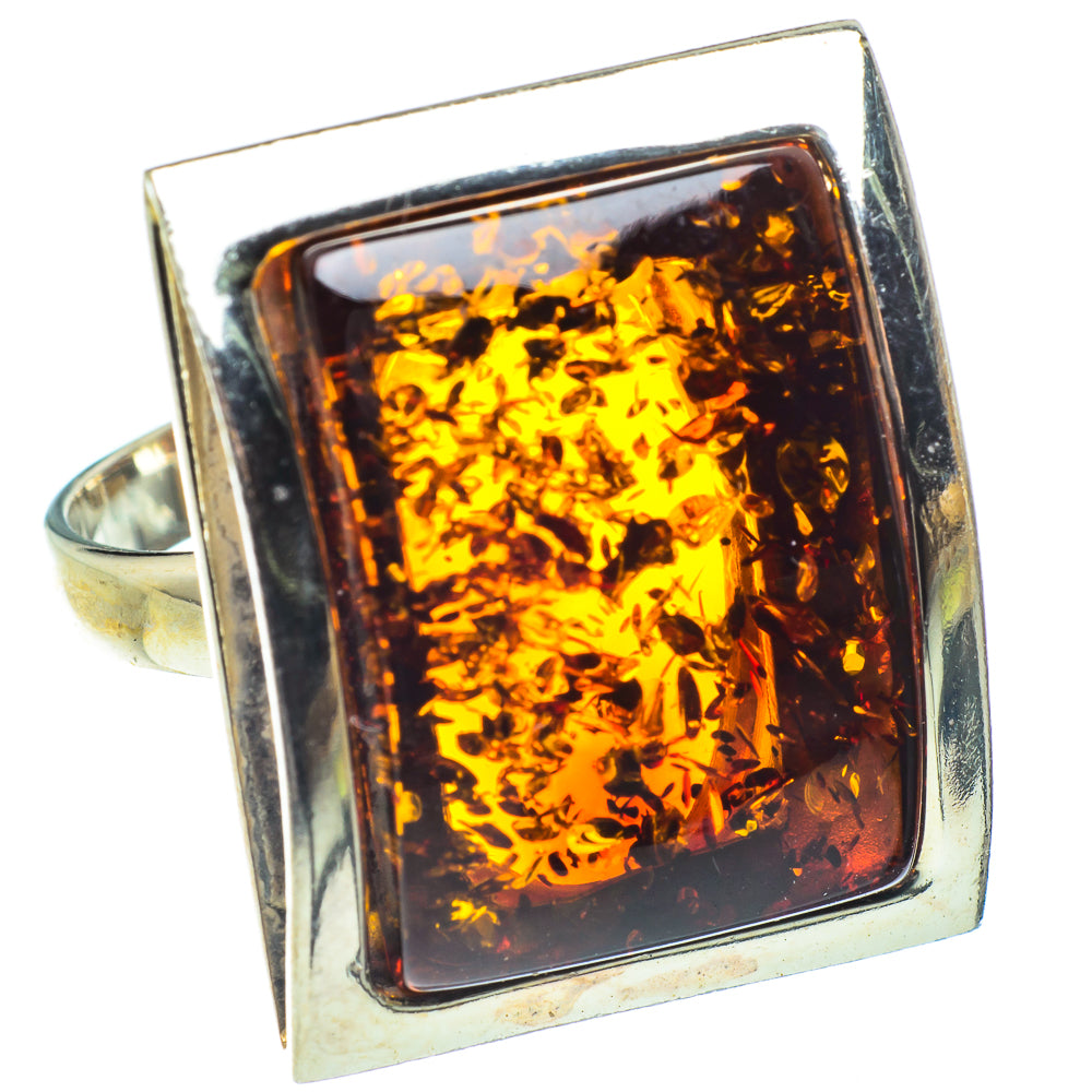 Baltic Amber Rings handcrafted by Ana Silver Co - RING58269