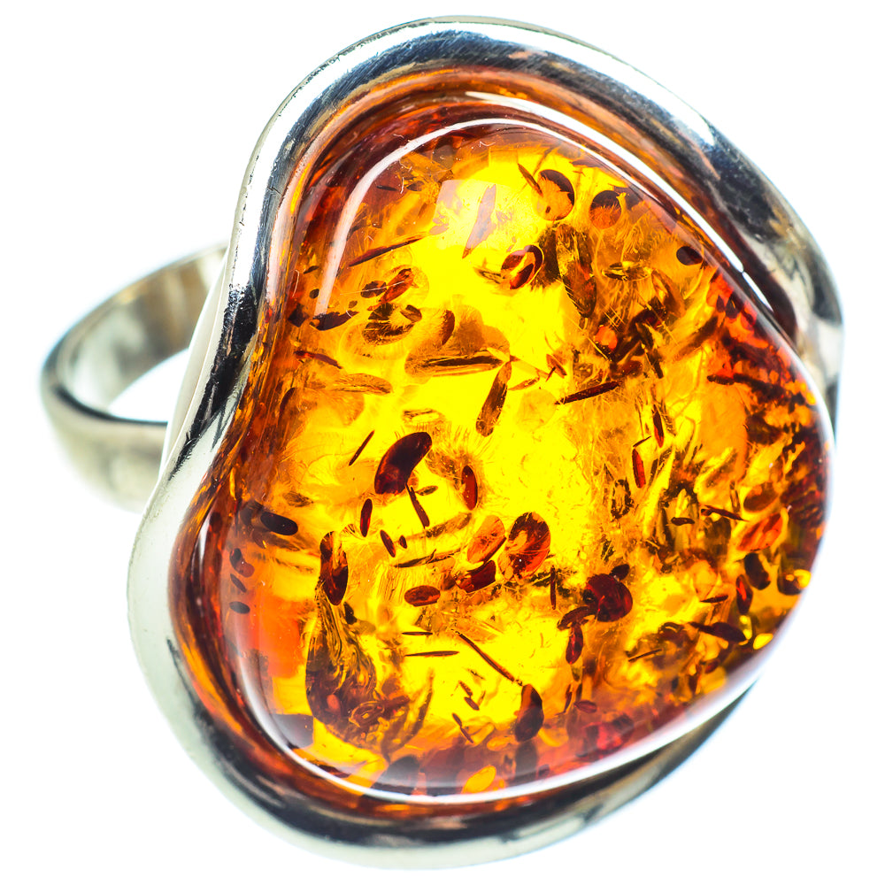 Baltic Amber Rings handcrafted by Ana Silver Co - RING58270