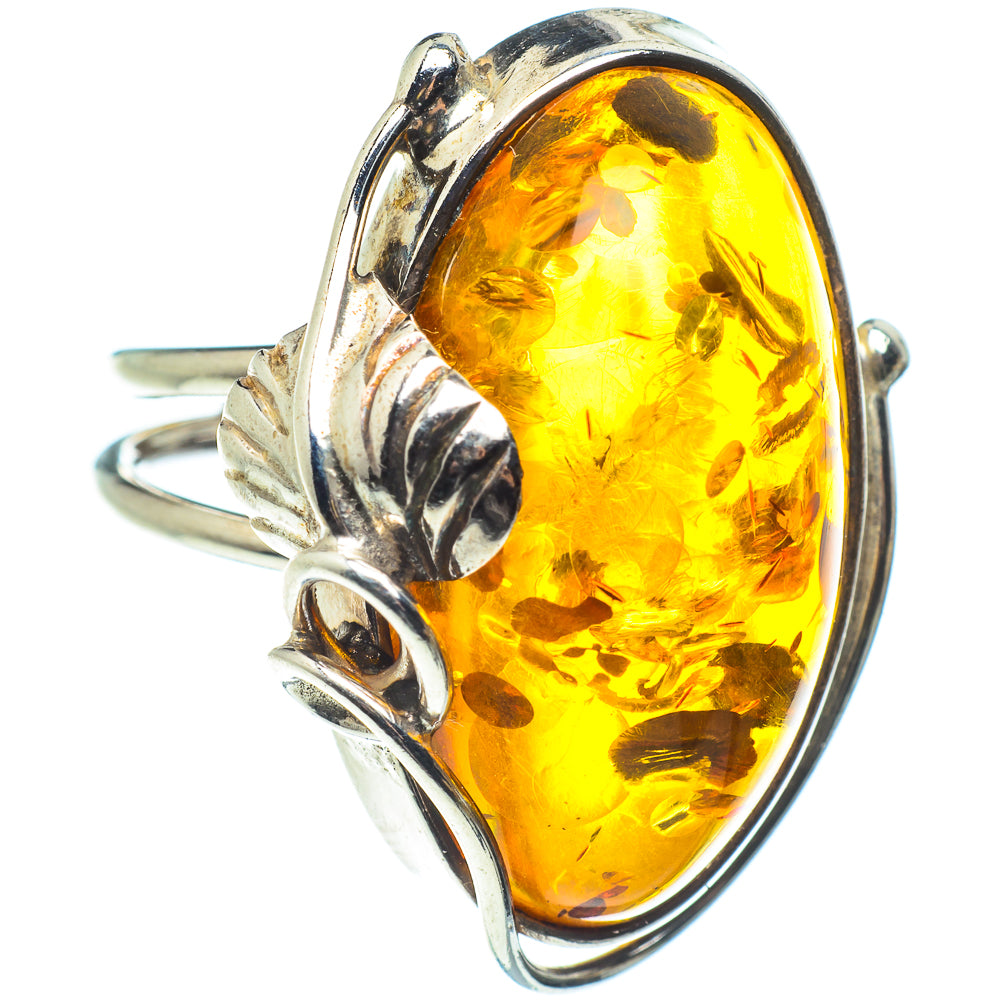 Baltic Amber Rings handcrafted by Ana Silver Co - RING58273