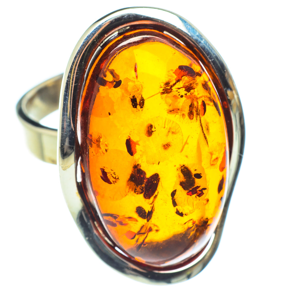 Baltic Amber Rings handcrafted by Ana Silver Co - RING58276