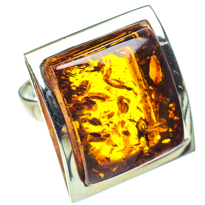 Baltic Amber Rings handcrafted by Ana Silver Co - RING58277