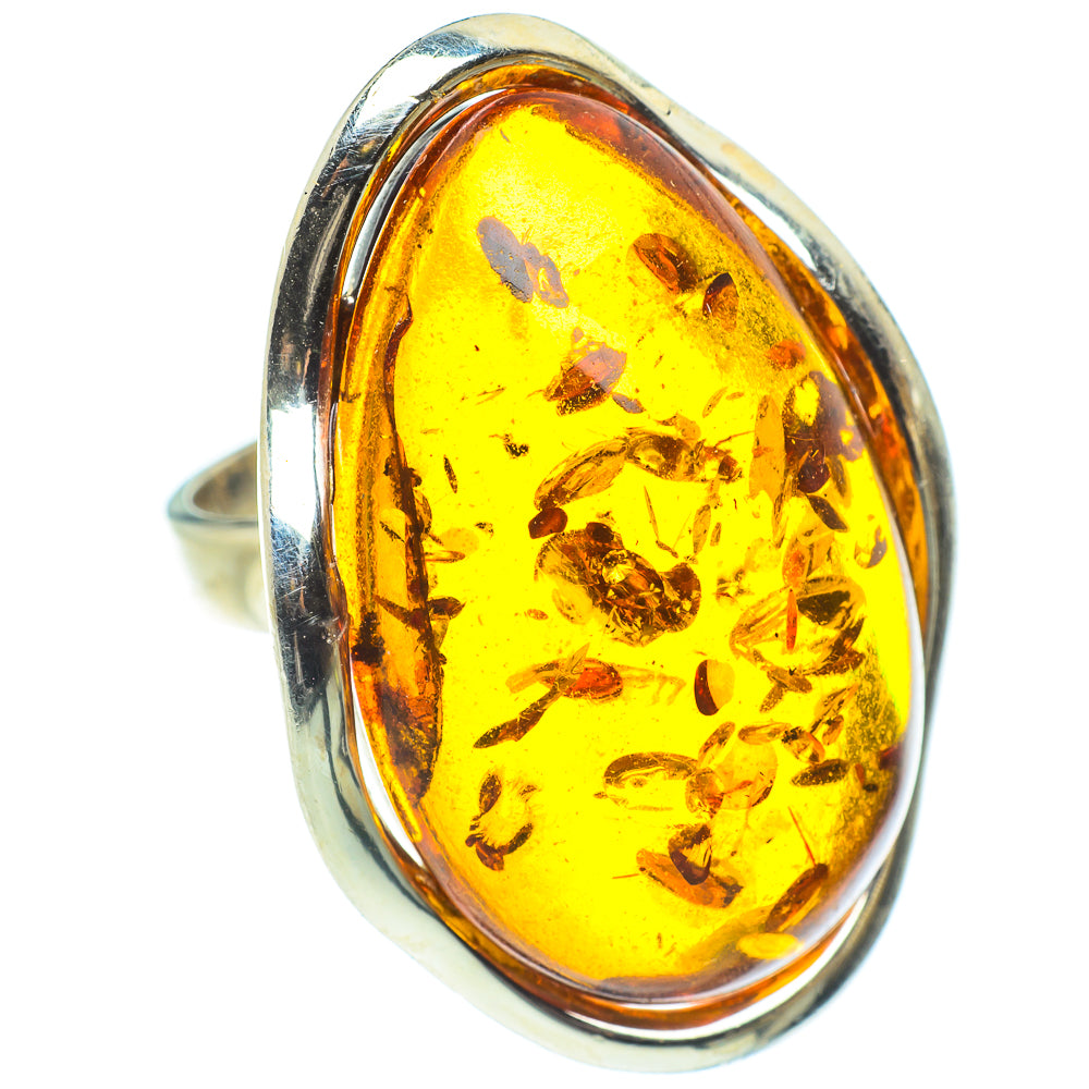 Baltic Amber Rings handcrafted by Ana Silver Co - RING58278
