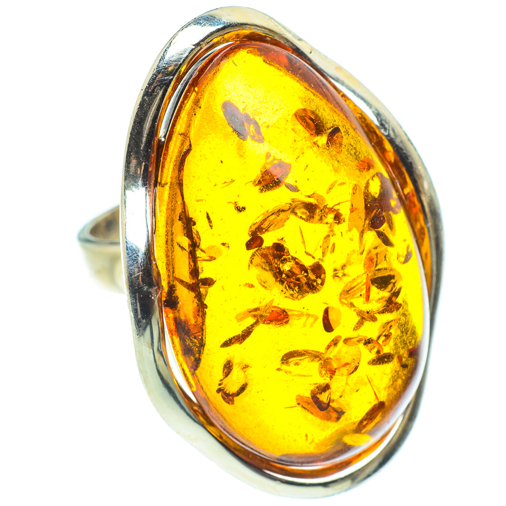 Baltic Amber Rings handcrafted by Ana Silver Co - RING58278