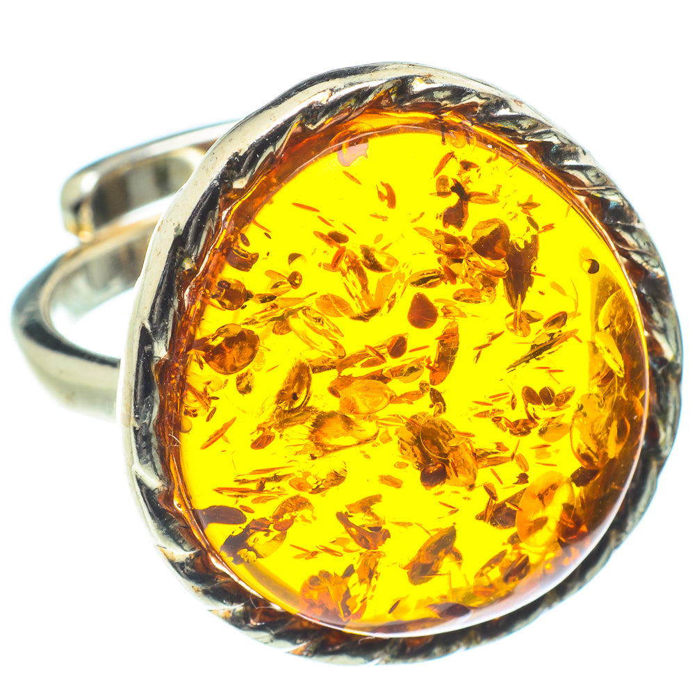Baltic Amber Rings handcrafted by Ana Silver Co - RING58281