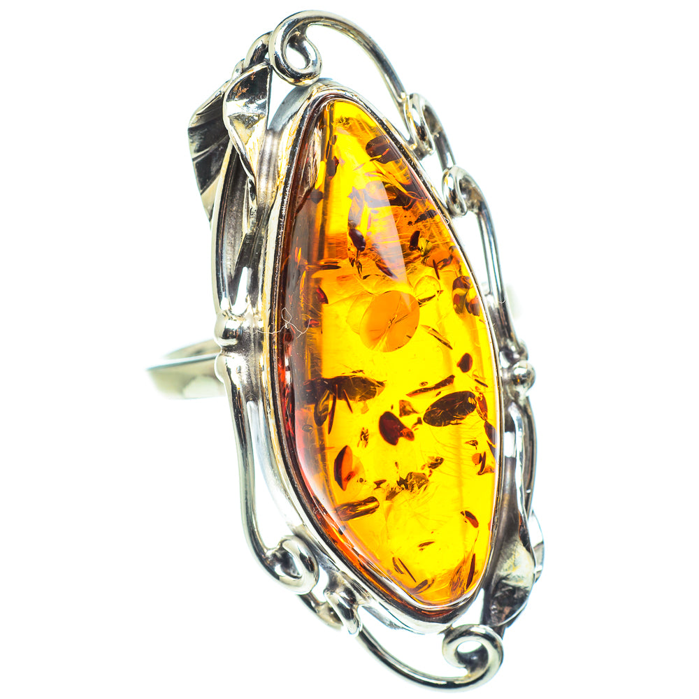 Baltic Amber Rings handcrafted by Ana Silver Co - RING58286