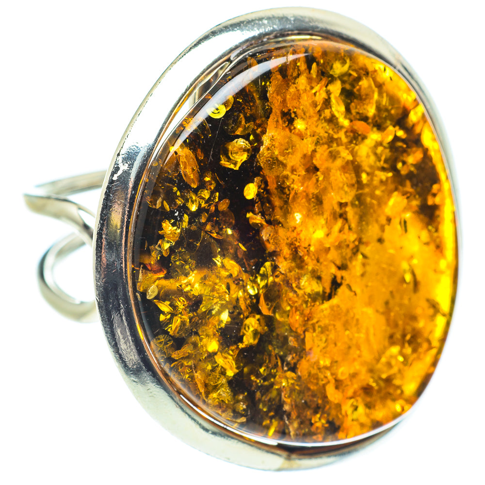 Baltic Amber Rings handcrafted by Ana Silver Co - RING58288
