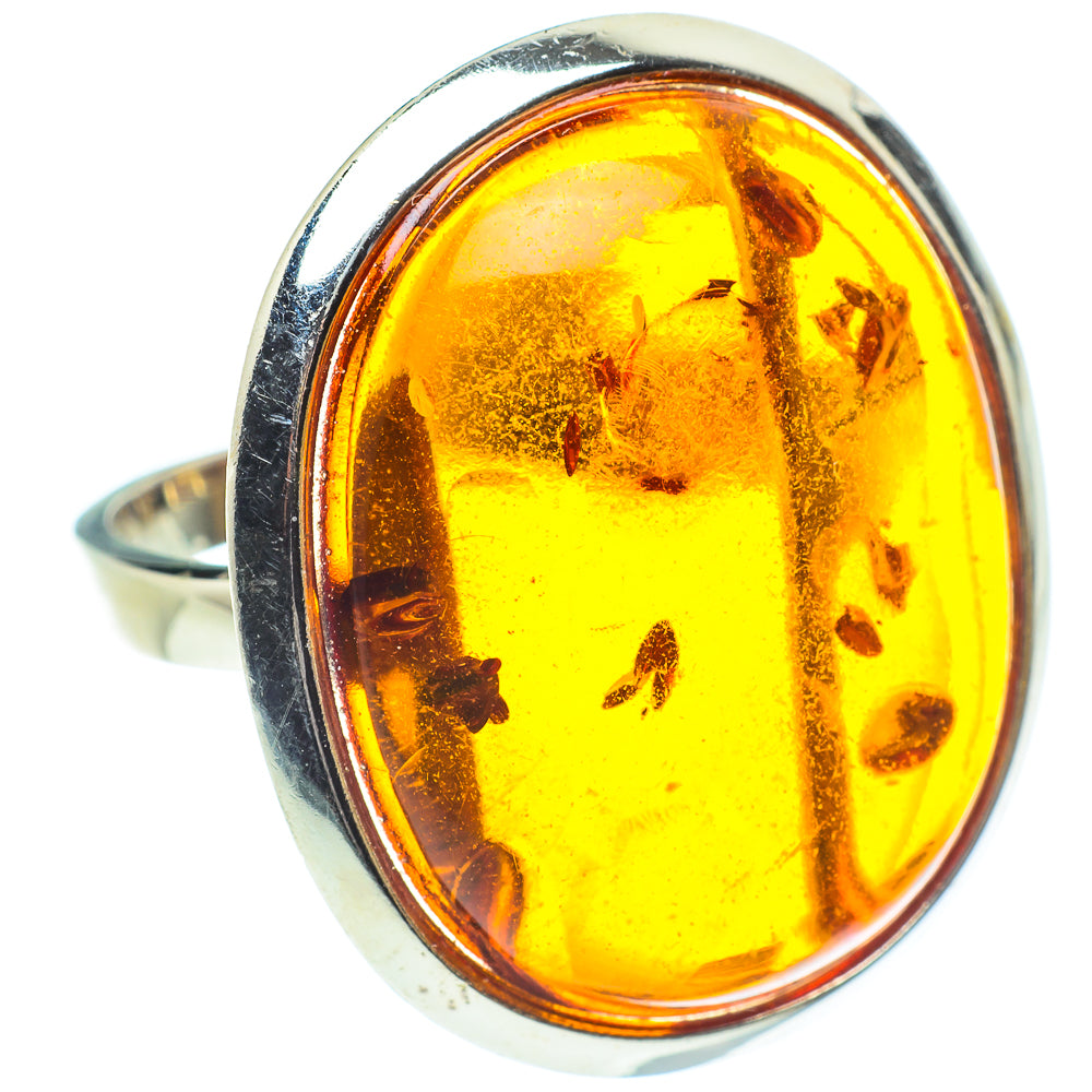 Baltic Amber Rings handcrafted by Ana Silver Co - RING58289