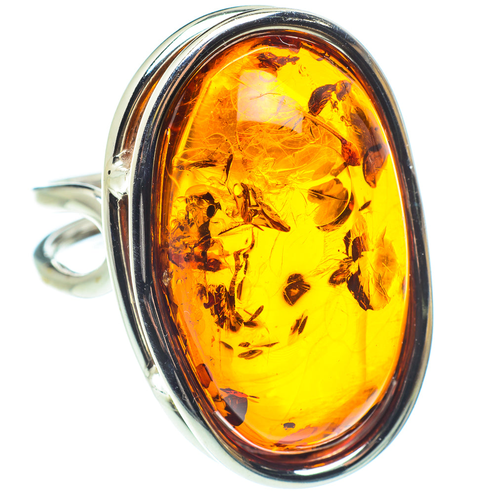 Baltic Amber Rings handcrafted by Ana Silver Co - RING58291