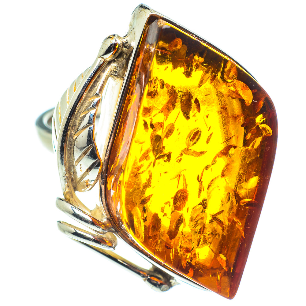 Baltic Amber Rings handcrafted by Ana Silver Co - RING58292