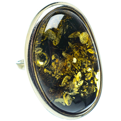 Baltic Amber Rings handcrafted by Ana Silver Co - RING58296
