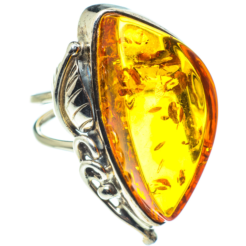 Baltic Amber Rings handcrafted by Ana Silver Co - RING58303