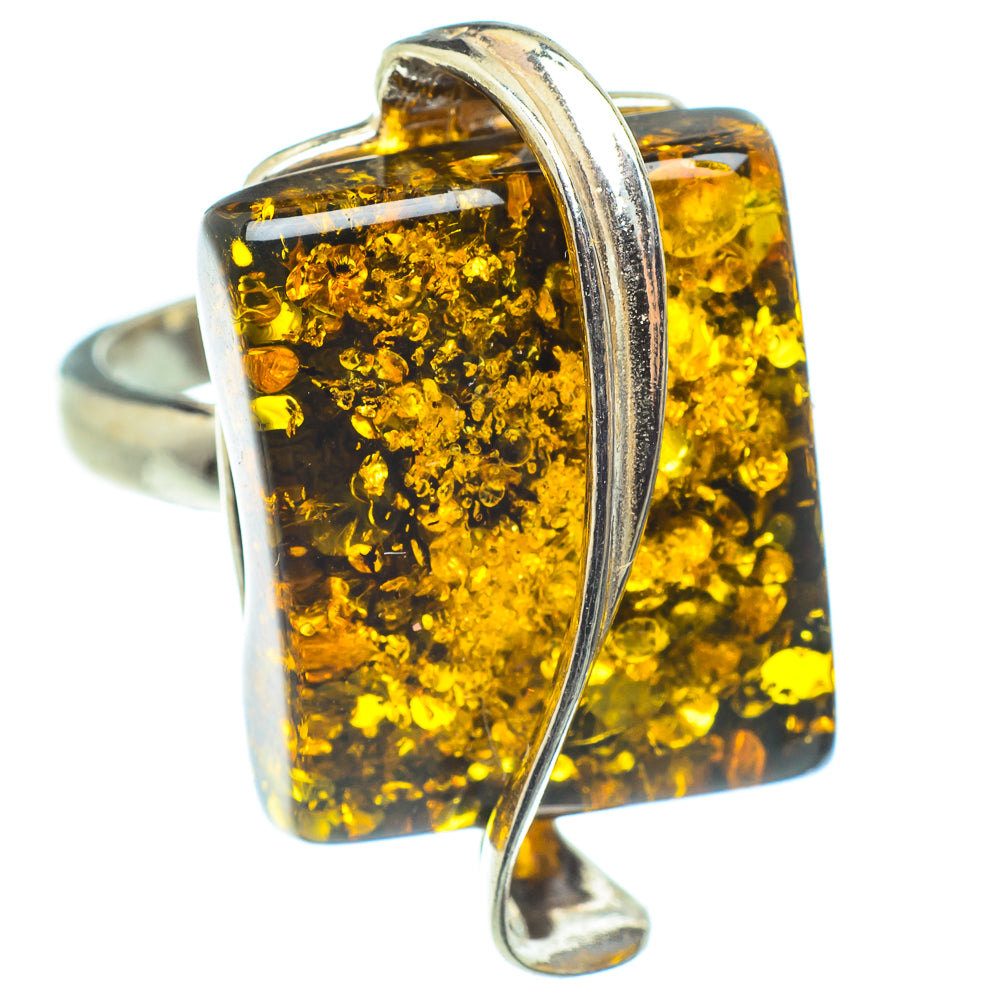 Baltic Amber Rings handcrafted by Ana Silver Co - RING58304