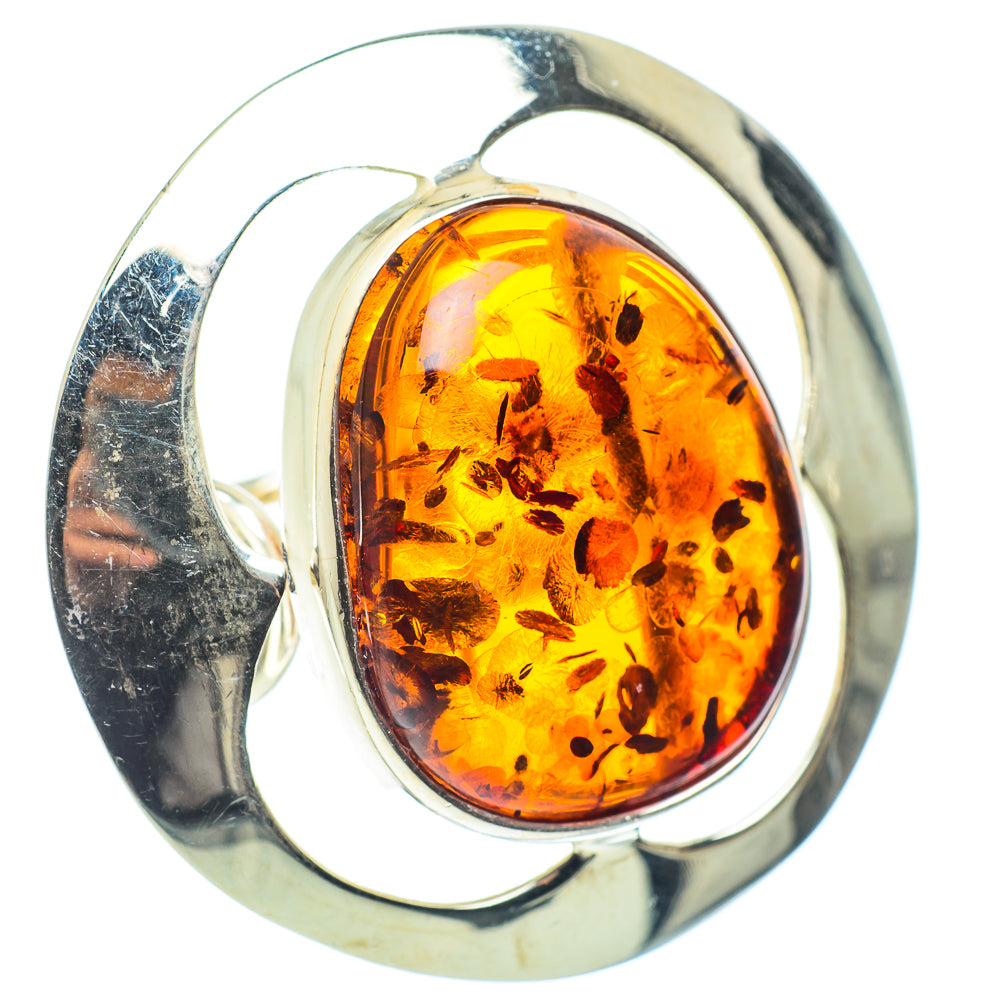 Baltic Amber Rings handcrafted by Ana Silver Co - RING58306