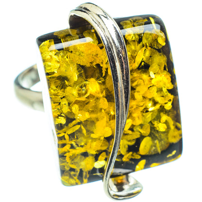 Baltic Amber Rings handcrafted by Ana Silver Co - RING58310