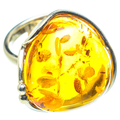 Baltic Amber Rings handcrafted by Ana Silver Co - RING58311