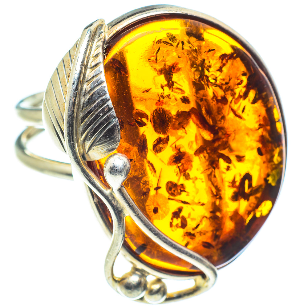 Baltic Amber Rings handcrafted by Ana Silver Co - RING58313