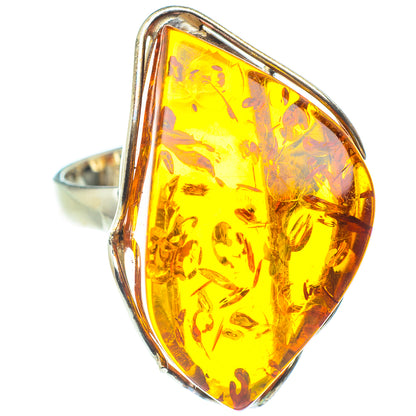 Baltic Amber Rings handcrafted by Ana Silver Co - RING58315