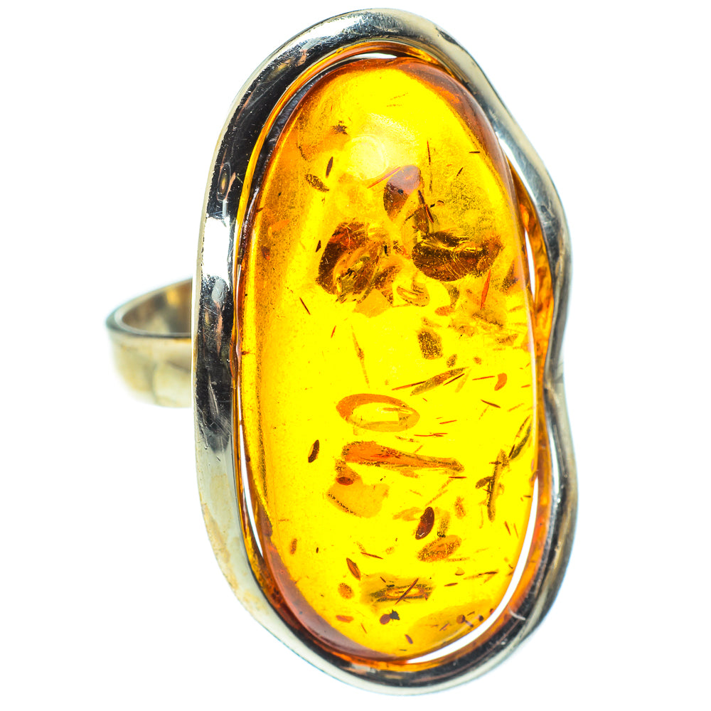 Baltic Amber Rings handcrafted by Ana Silver Co - RING58316